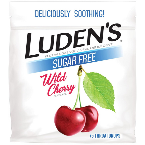 75-Count Luden's Sugar-Free Wild Cherry Throat Drops