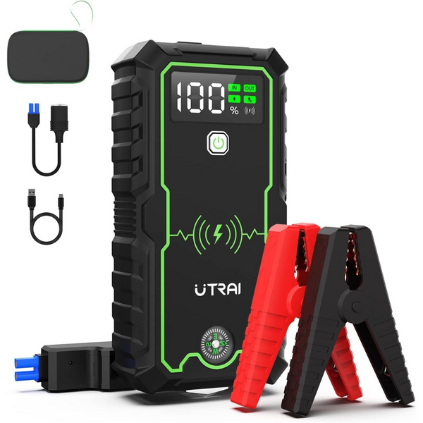 27000mAh 5000A Jump Starter Battery Pack W/ 10w Wireless Charger