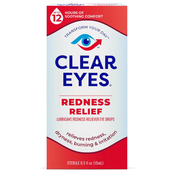 Clear Eyes Redness Relief Lubricant Redness Relief Eye Drops (0.5 Oz)