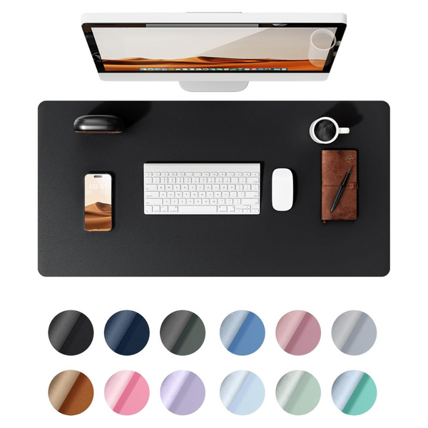 YSAGi Non-Slip PU Leather Desk Pad Protector (Various Colors)