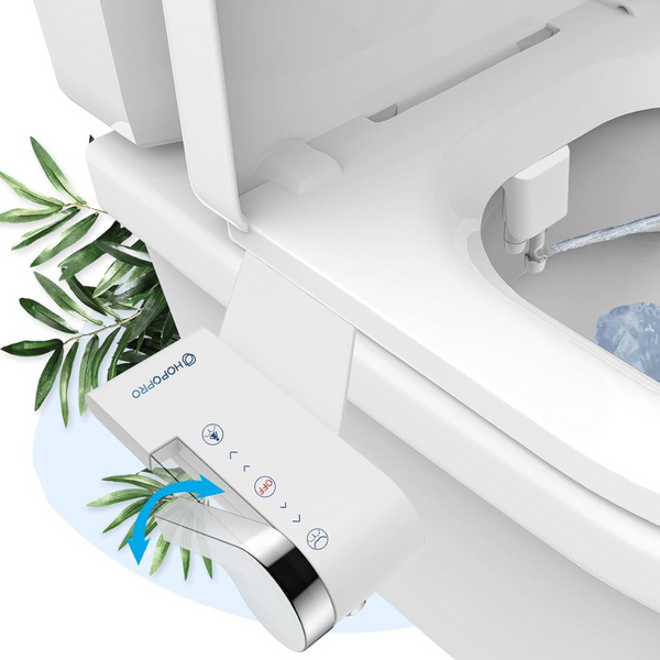 Hopopro Non-Electric Ultra-Slim Dual Bidet Attachment