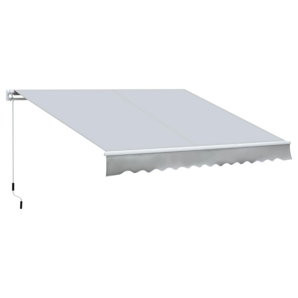 Outsunny 12 x 8-Foot Retractable Patio Awning