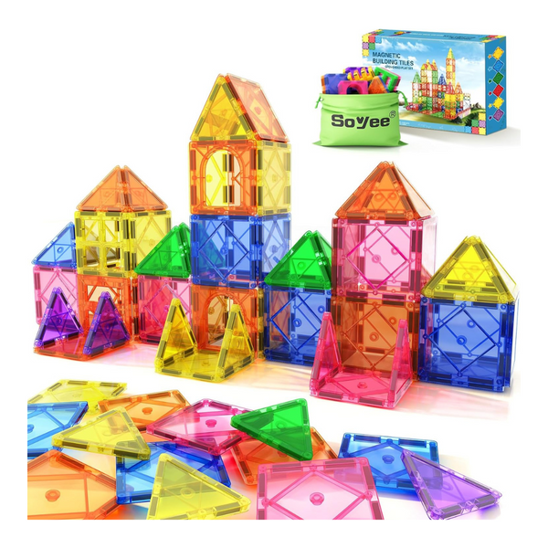 Magnetic Tiles Beginner Sensory Toys Set