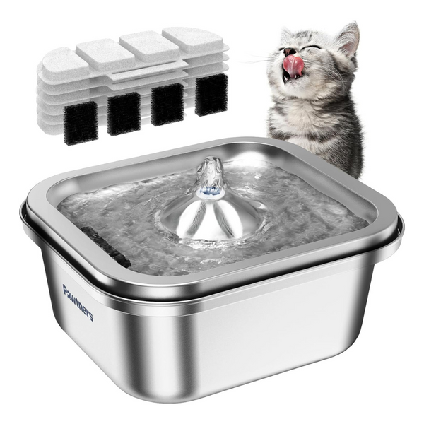 Pawtners Automatic 4L/140oz Pet Fountain Cat Water Fountain