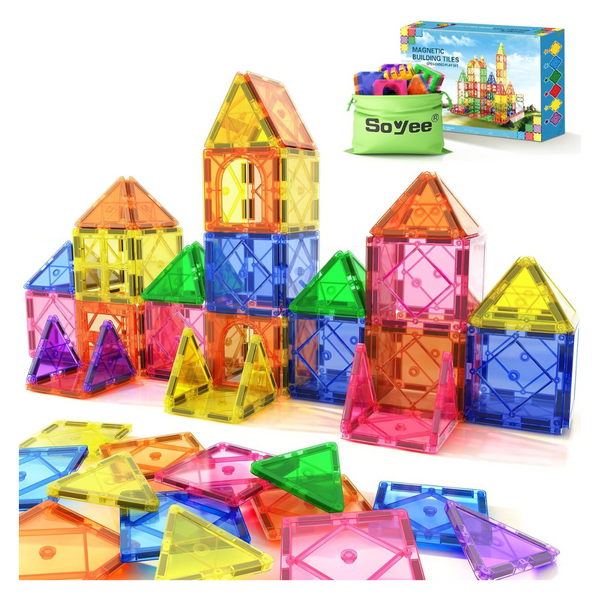 Magnetic Tiles Beginner Sensory Toys Set