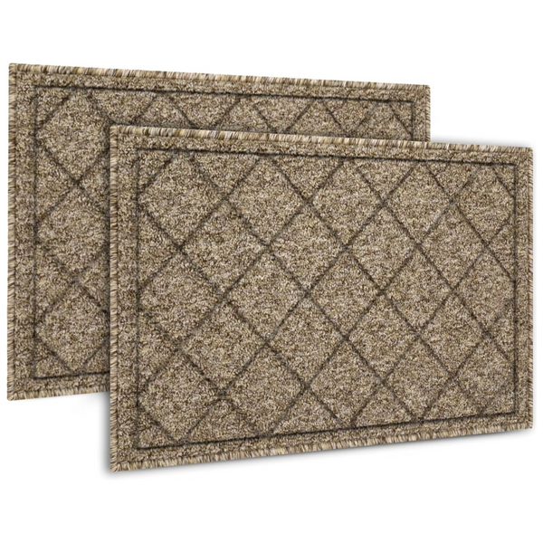 2-Pack 36" x 24" Indoor Entrance Absorbent Door Mats