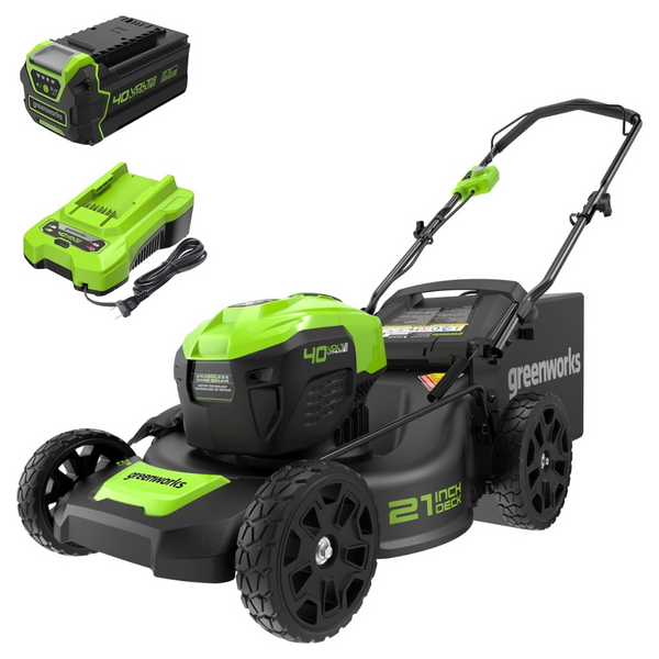 Greenworks LMF413 Inch 40V Cordless Brushless Lawn 21" Mower