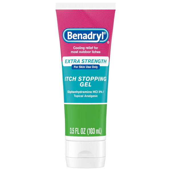 Benadryl Topical Anti-Itch Camphor Cooling Gel For Kids (3.5 Fl. Oz)