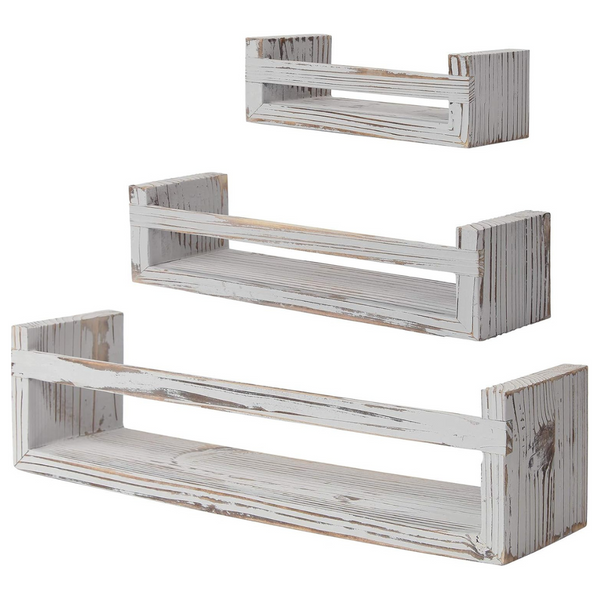 Set Of 3 Water Resistant Floating Shelves