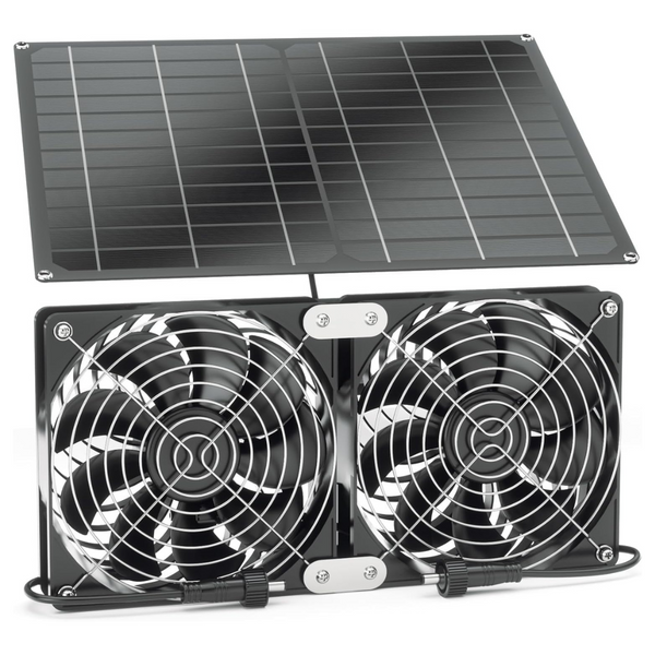 IPX7 Waterproof 30W Solar Panel Fan Kit