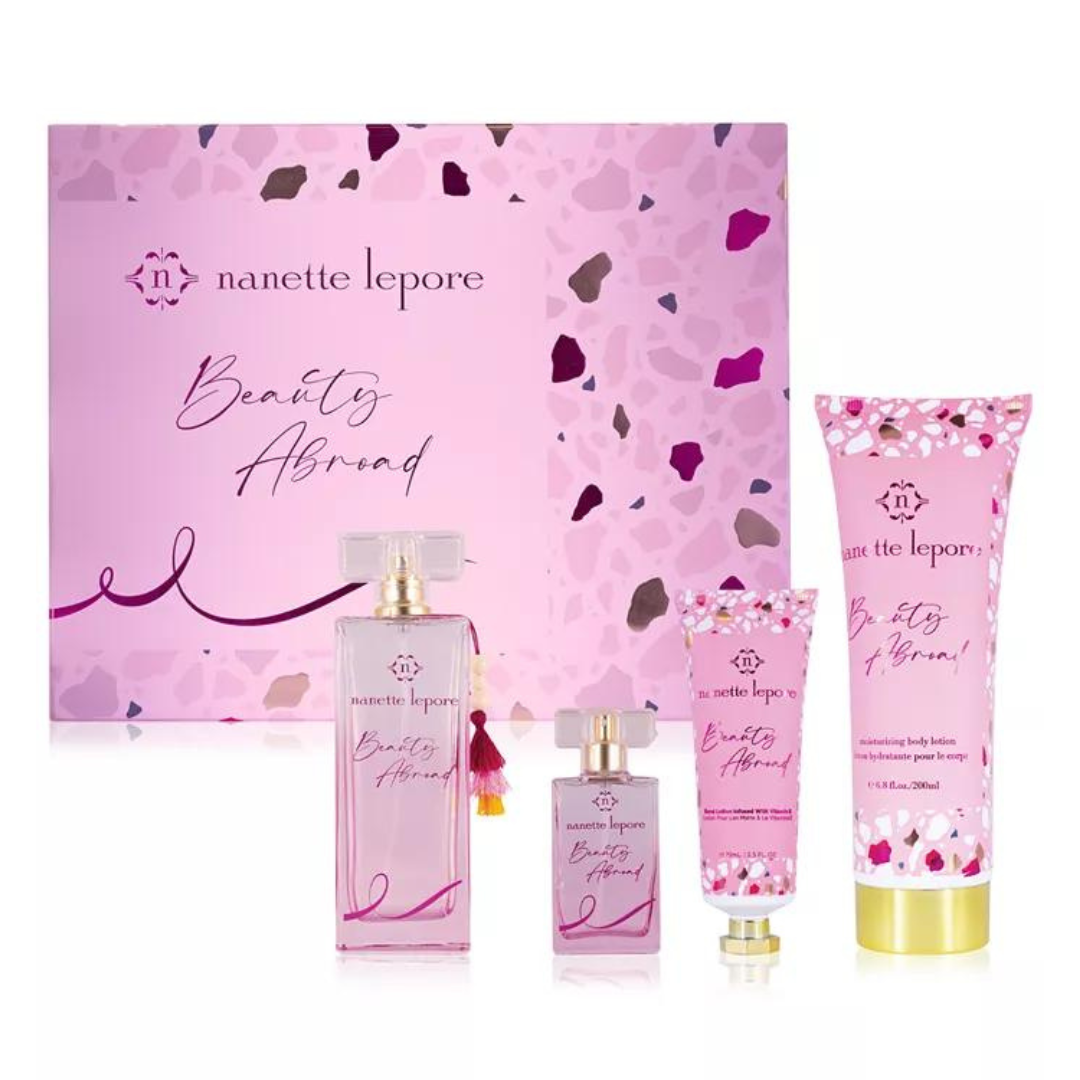 4-Piece Nanette Lepore Beauty Abroad Gift Set