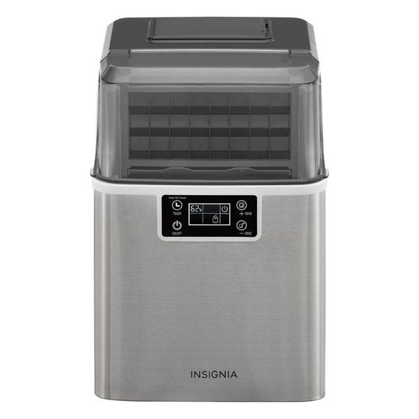 Insignia 44 Lb. Stainless Steel Portable Clear Ice Maker