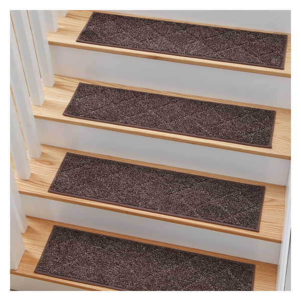 15-Piece 8" x 30" Non-Slip Stair Treads