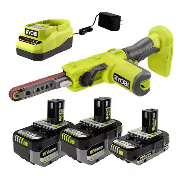 RYOBI ONE+ 18V Cordless 1/2 in. x 18 in. File Sander Kit