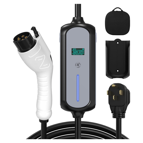 Avapow Portable Electric Car Charger With 16ft EV Charging Cable