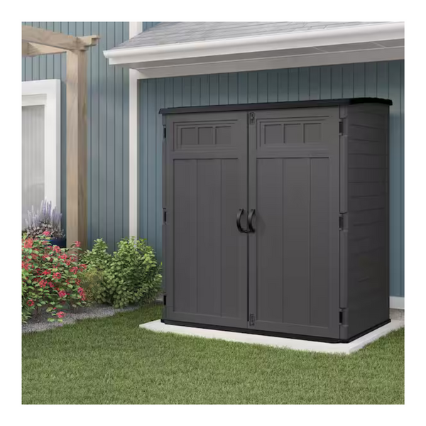 Suncast Extra Large 6' x 4' Vertical Outdoor Storage Shed