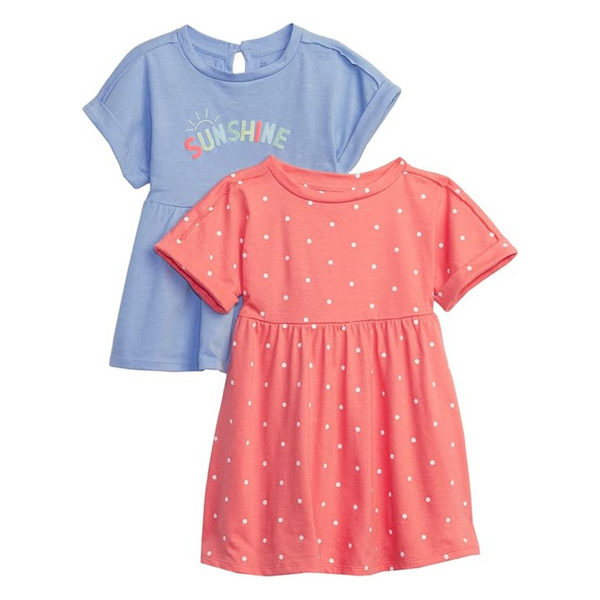 2-Pack GAP Baby Girls' One Size Skater Dress