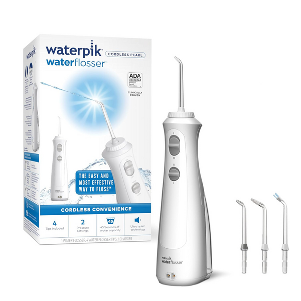 Waterpik Cordless Pearl Rechargeable Water Flosser (2 Colors)