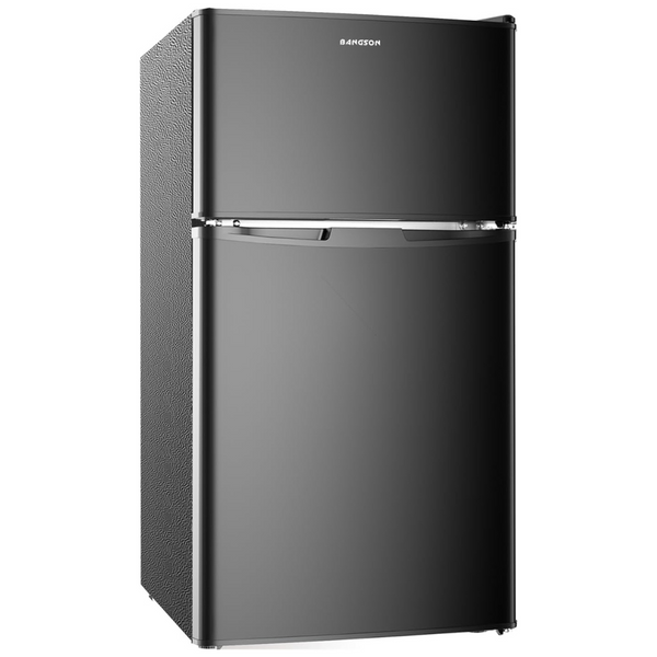 Bangson 3.2 Cu.Ft Small 2 Door Refrigerator With Freezer