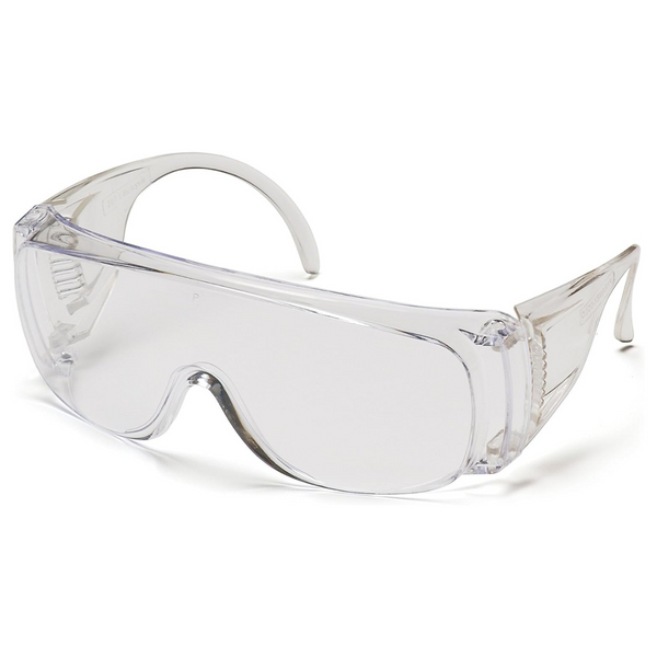 Pyramex Unisex Solo Safety Clear Frame/Clear Lens Eyewear