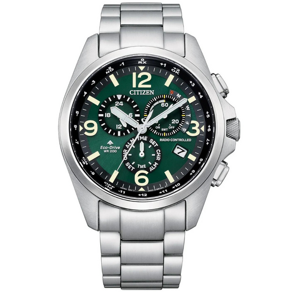 Citizen Men's Promaster Land Eco-Drive Chronograph Atomic Watch [Factory Refurb]