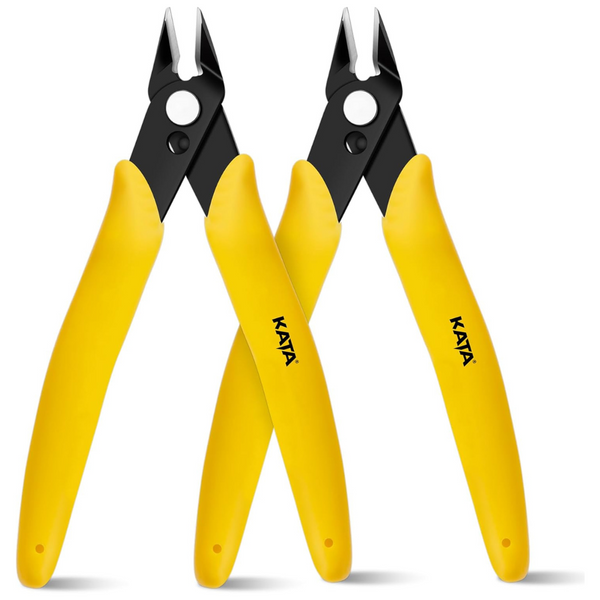 2-Pack KATA Micro Precision Electronics Flush Wire Cutters