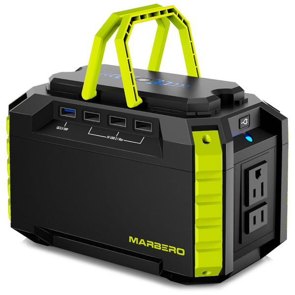 Marbero 150wh 110v 150w Peak Solar Portable Power Station