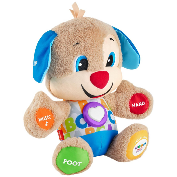 Fisher-Price 12" Baby Learning Plush Puppy Toy with Lights Music