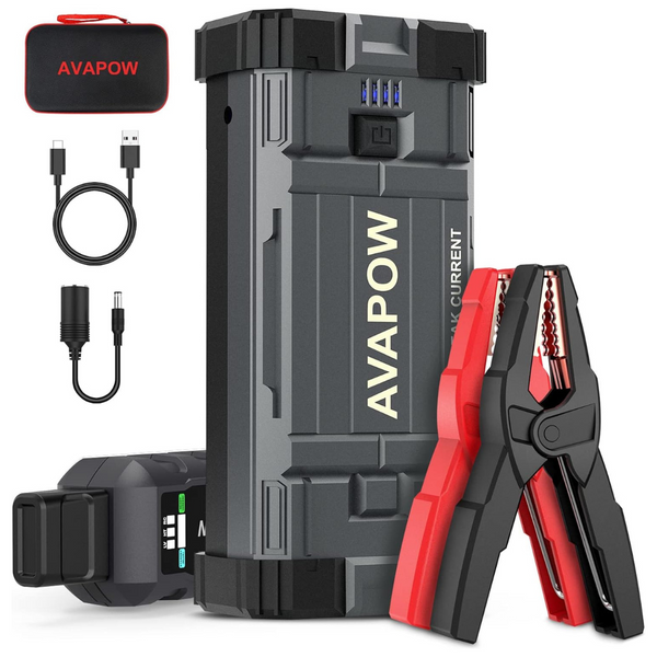 AVAPOW 12V 4000A Peak Battery Auto Jump Starter