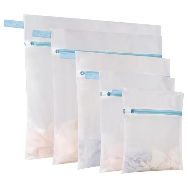 5-Pack Polecasa Mesh Laundry Bags For Lingerie & Delicates