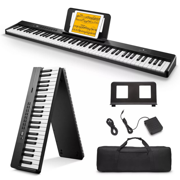 Donner DP-10 Bluetooth Foldable Digital Piano Keyboard With Pedal 88 Key