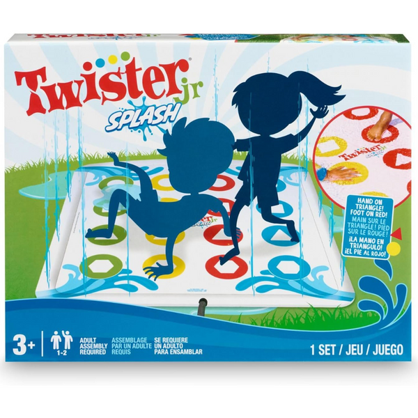 Hasbro Twister Jr. Splash Outdoor Inflatable Water Twister Game