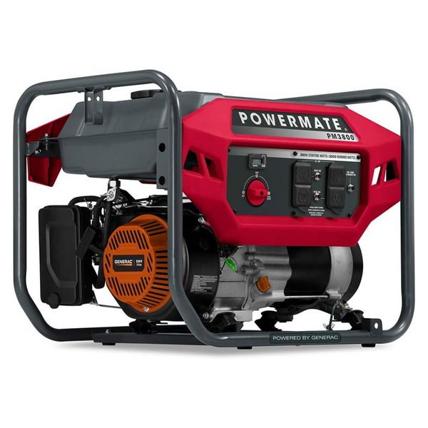 Powermate PM3800 3800W Gas-Powered Portable Open Frame Generator