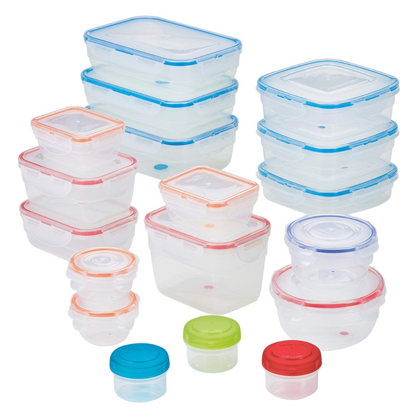 Lock N Lock Easy Essentials 36 Piece Food Storage Container Set