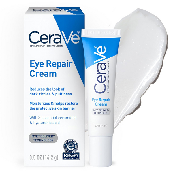 Cerave Dark Circles and Puffiness Under Eye Repair Cream 0.5 Ounce