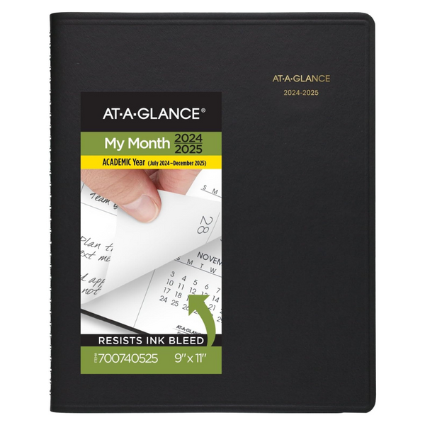 AT-A-GLANCE 2024-2025 Academic Planner (9" x 11")