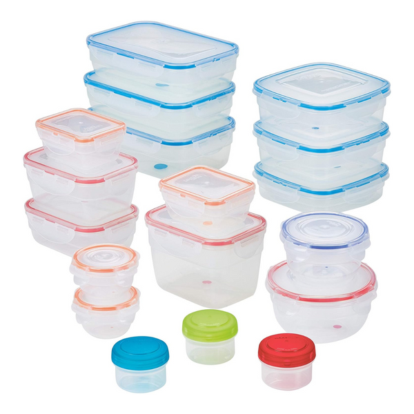 Lock n Lock Easy Essentials 36 Piece Food Storage Container Set