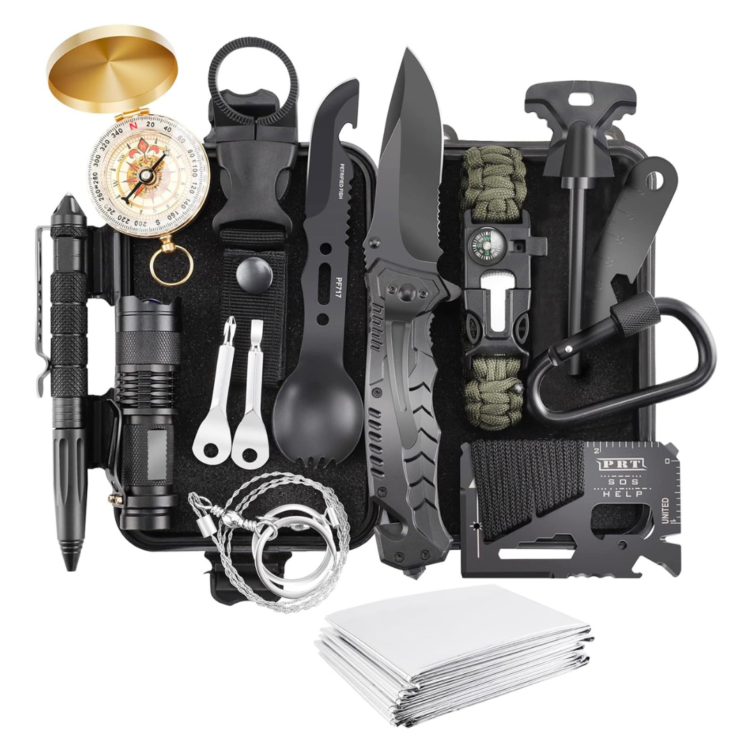 Verifygear 17-In-1 Emergency Survival Gear And Equipment Kit