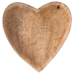 Bloomingville Mango Wood Heart Shaped Bowl