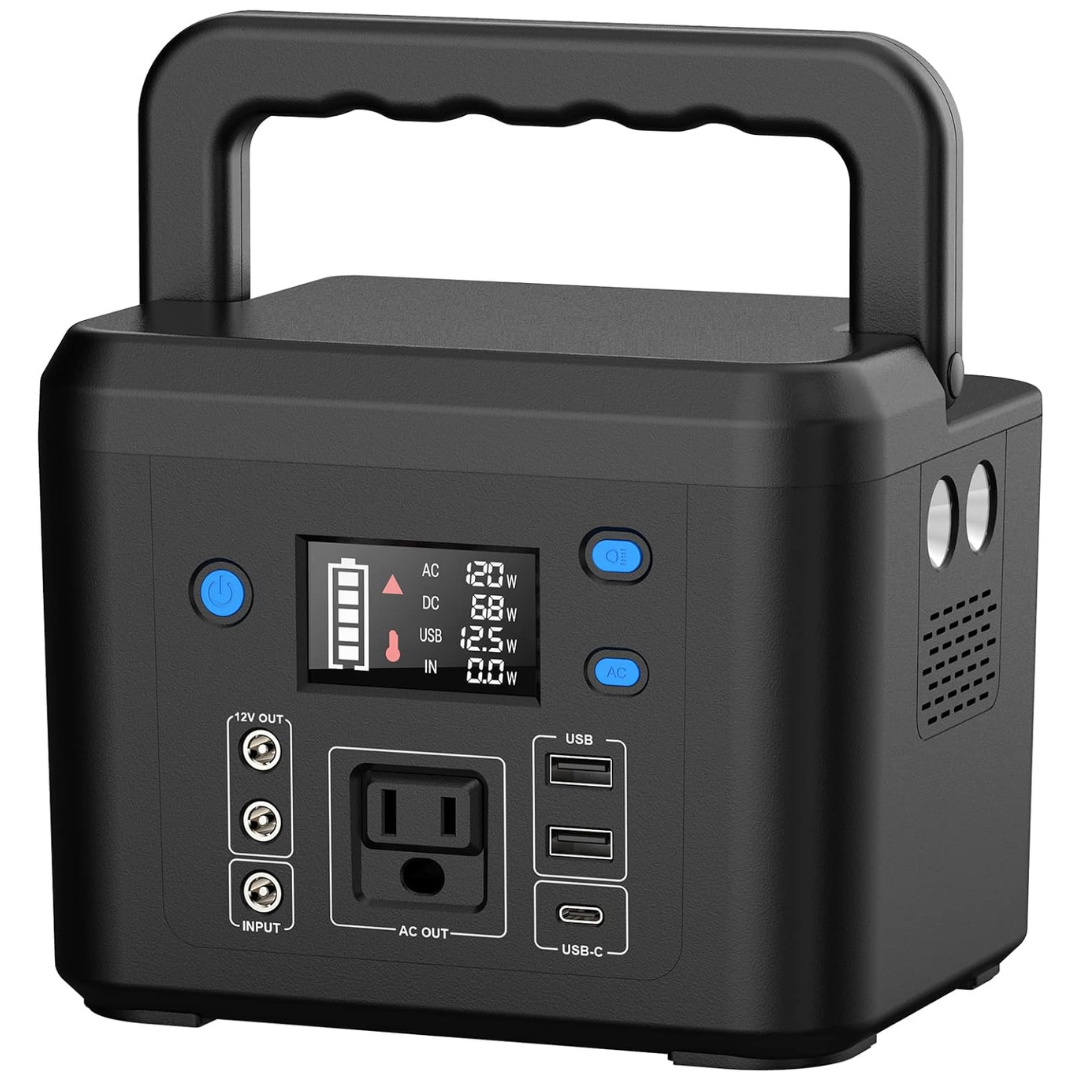 Powkey 200W 120Wh/33,000mAh Portable Power Station