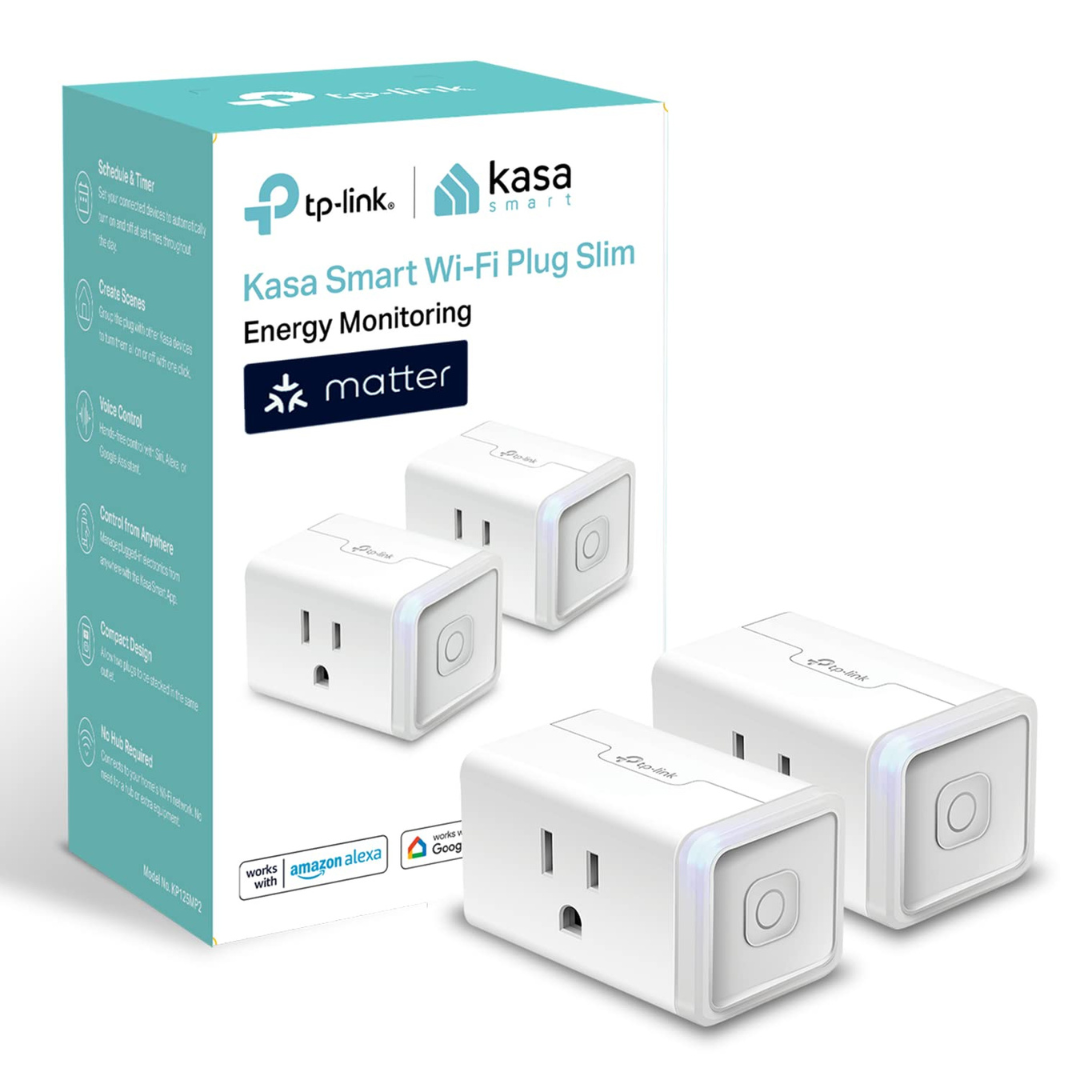 2-Pack Kasa Smart Wi-Fi Plug With Energy Monitoring