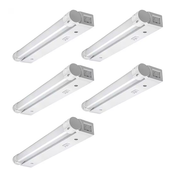 5-Pack ETi 12" Linkable LED Beam 300 Lumens Under Cabinet Strip Light