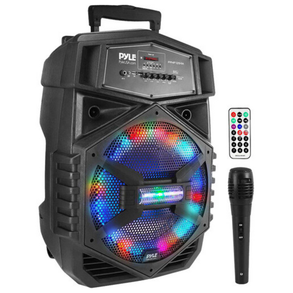 Pyle Pro PPHP1264A 12" 2-Way 1000W Portable Bluetooth PA Speaker