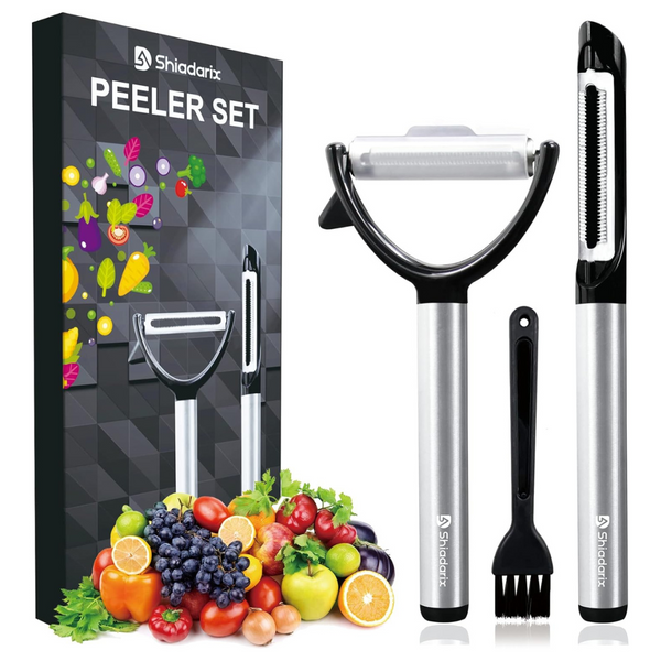 2-Pack Vegetable Peelers with Blades and Ergonomic Handle (Various)