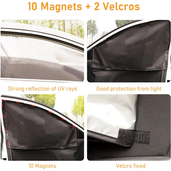 2-Pack Universal Car Window Shades