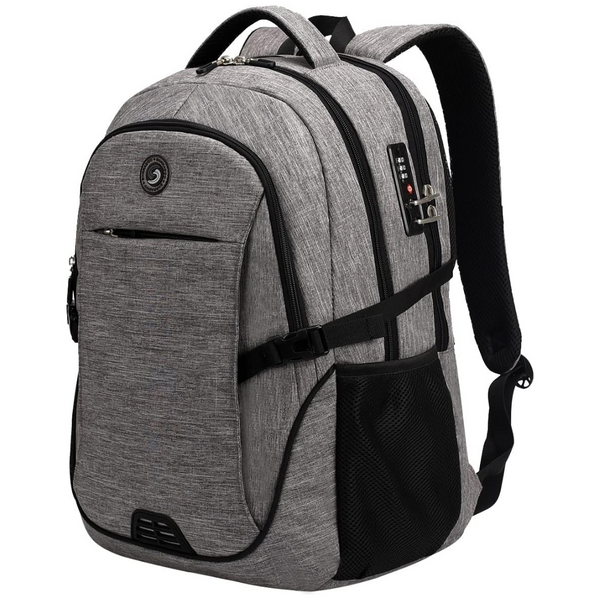 Shrradoo Anti Theft Laptop Backpack With USB Charging Port