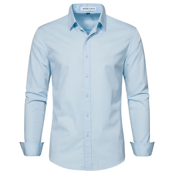 Men's Casual Long Sleeve Dress Shirt