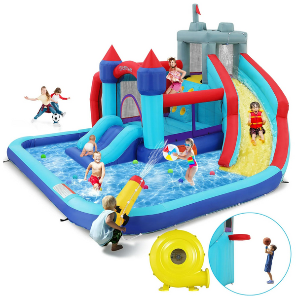 Qhomic Inflatable Bounce House With Blower