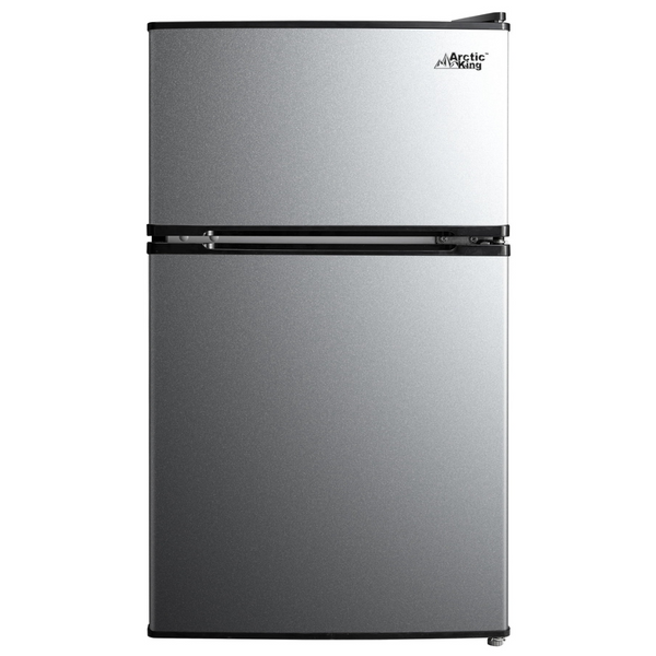 Arctic King 3.2 Cu Feet Two Door Mini Fridge With Freezer