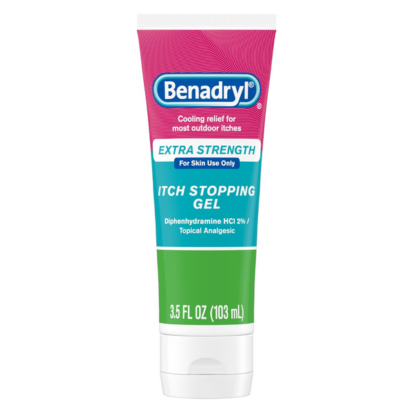 Benadryl Topical Anti-Itch Camphor Cooling Gel For Kids (3.5 fl. Oz)